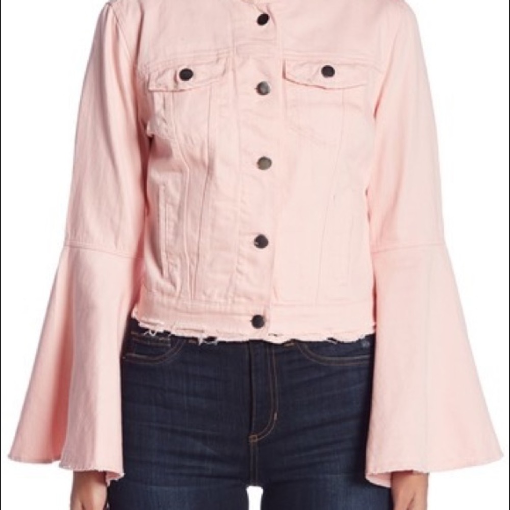 Romeo & Juliet Couture Pink Denim Jacket